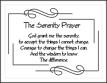 Serenity Prayer